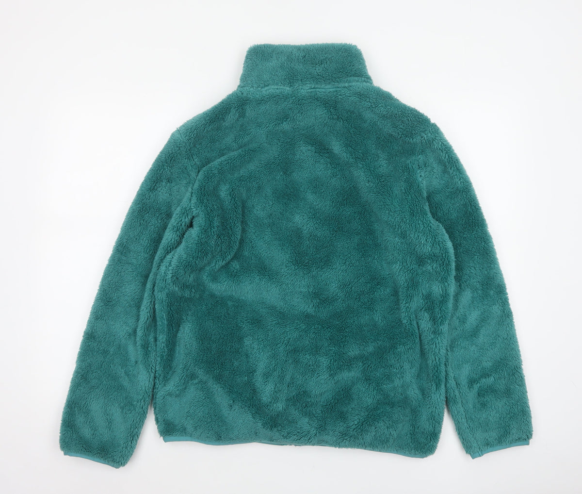 Roman Women’s Green Size S Fleece Zip Pocketed Jacket