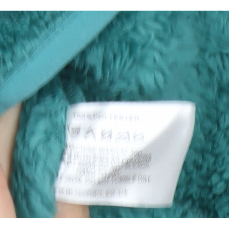 Roman Women’s Green Size S Fleece Zip Pocketed Jacket