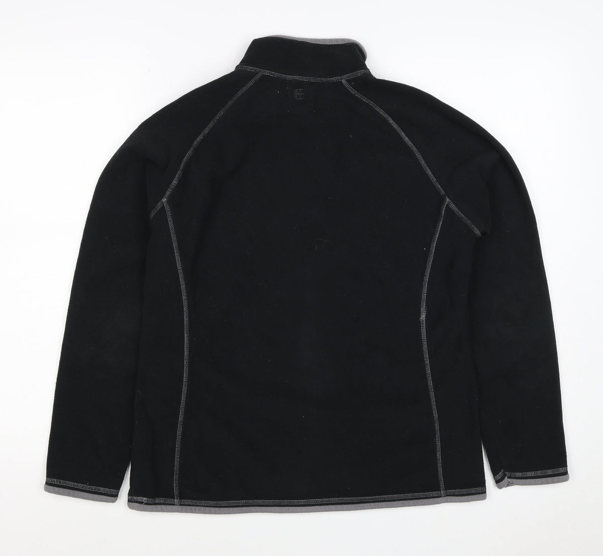 Mountain Warehouse Women’s Black Fleece 1/4 Zip Sweatshirt UK 14