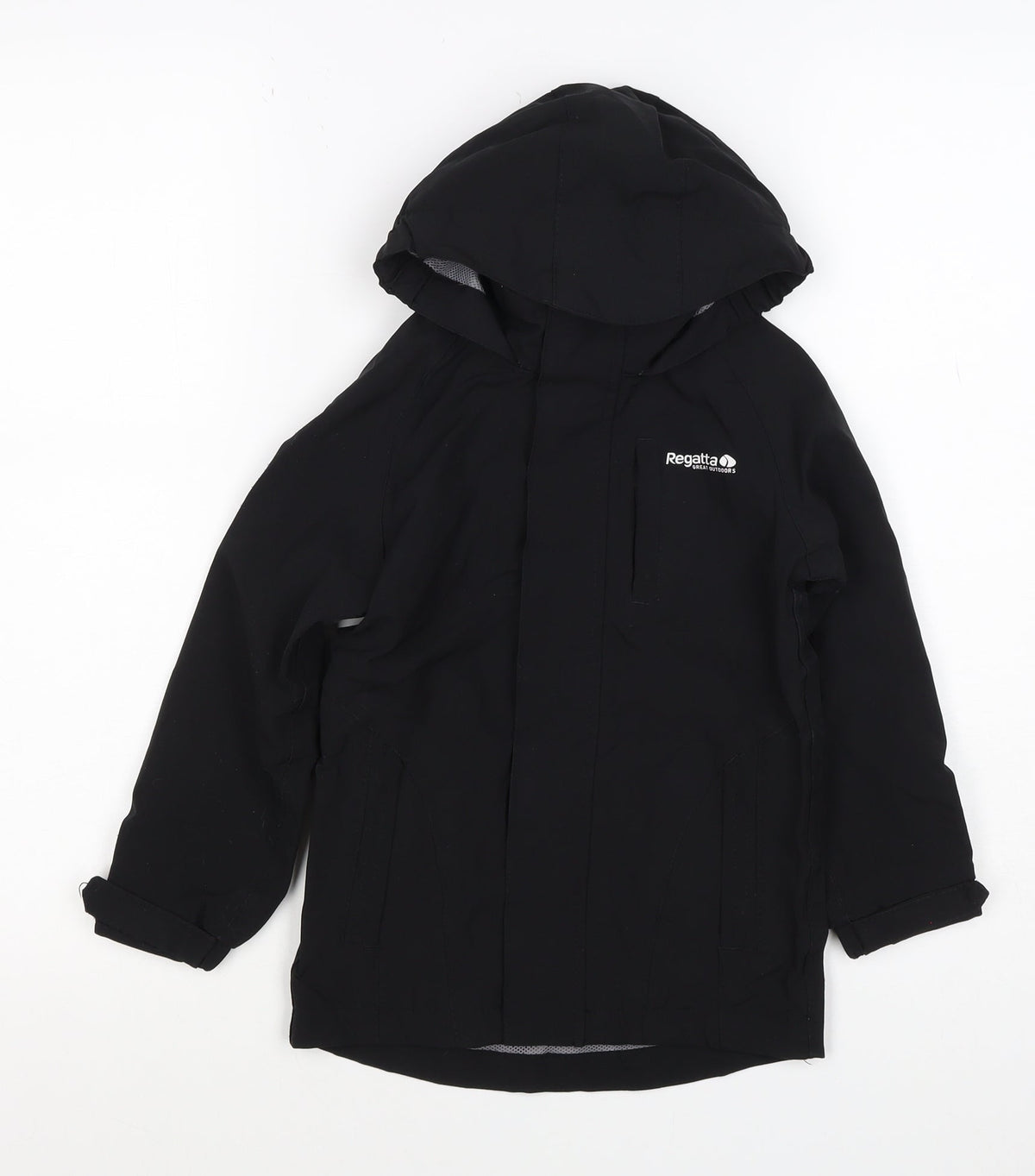 Regatta Boys Black 3-4 Years Hooded ISOtex Waterproof Softshell Jacket