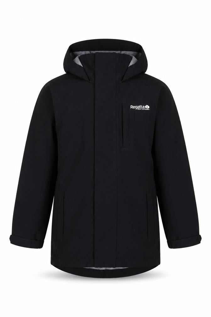 Regatta Boys Black 3-4 Years Hooded ISOtex Waterproof Softshell Jacket