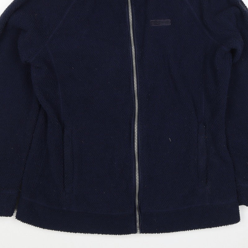 Craghoppers Women's Navy UK 14 Fleece Full Zip Jacket Collared