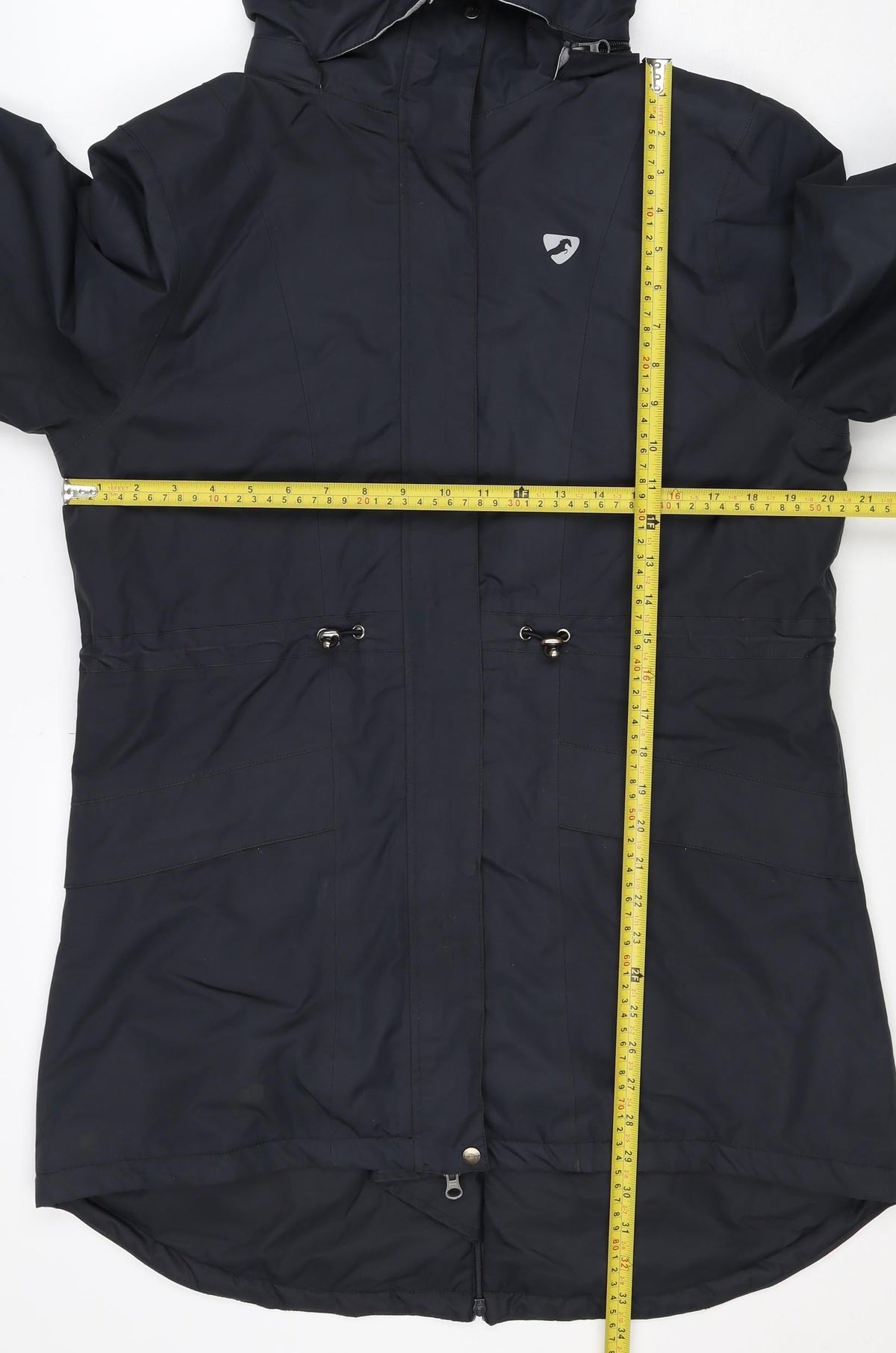 Aubrion Women's Blue UK 14 Long Parka Faux Fur Hooded Coat