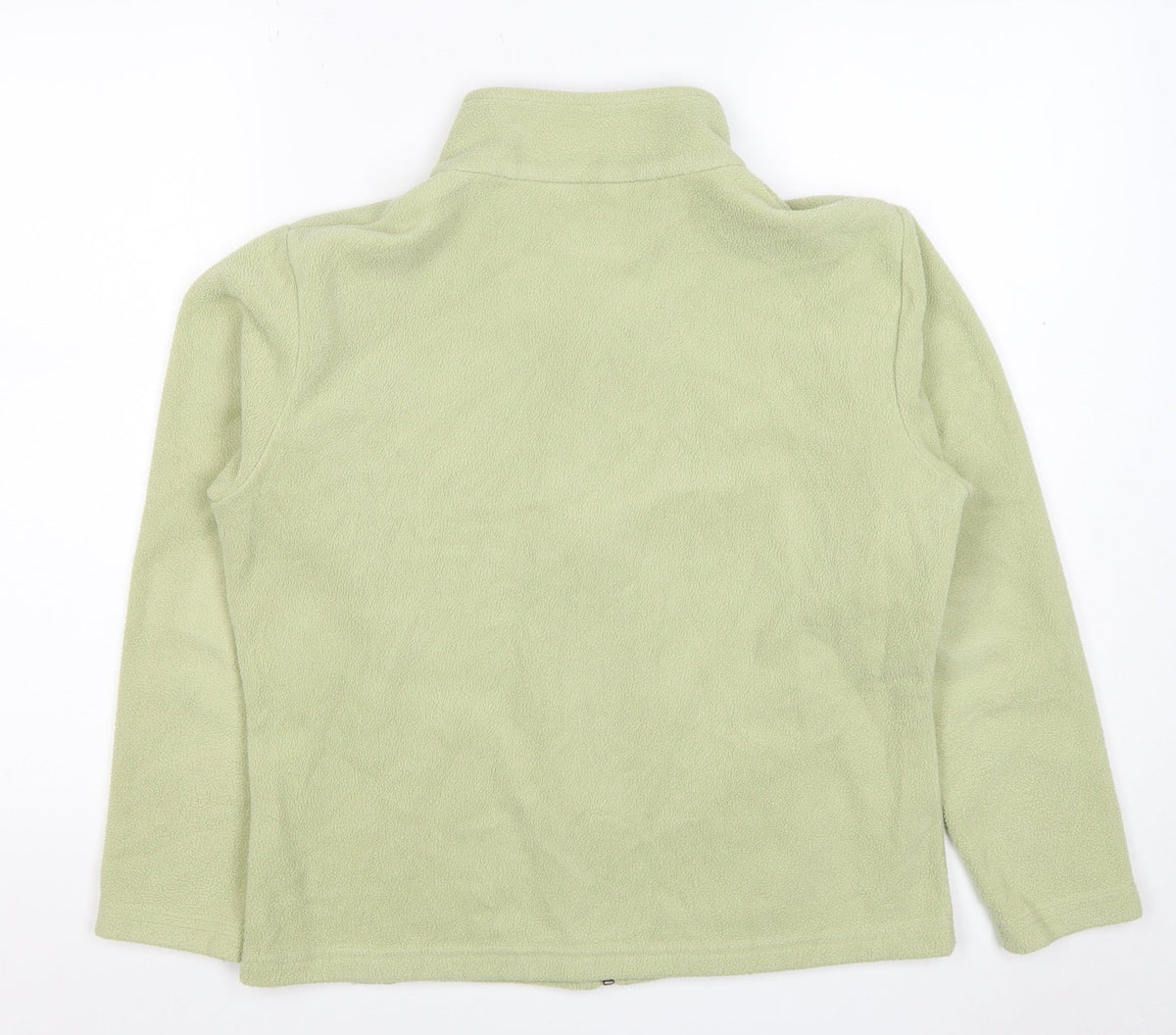 Marks & Spencer Women Green UK 16 Fleece Full Zip Jacket Pockets