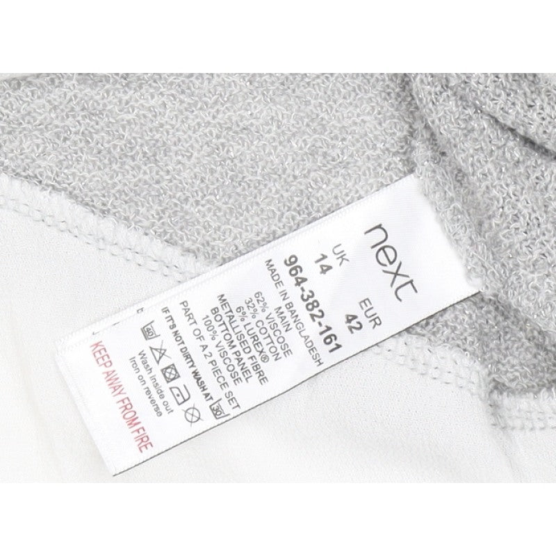 Next Women Multicoloured UK 14 Layered Knit Long Sleeve Tunic Blouse