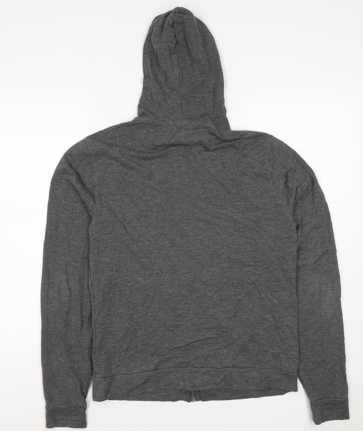 Reiss Men’s Grey Small Full Zip Hooded Slim Fit Hoodie