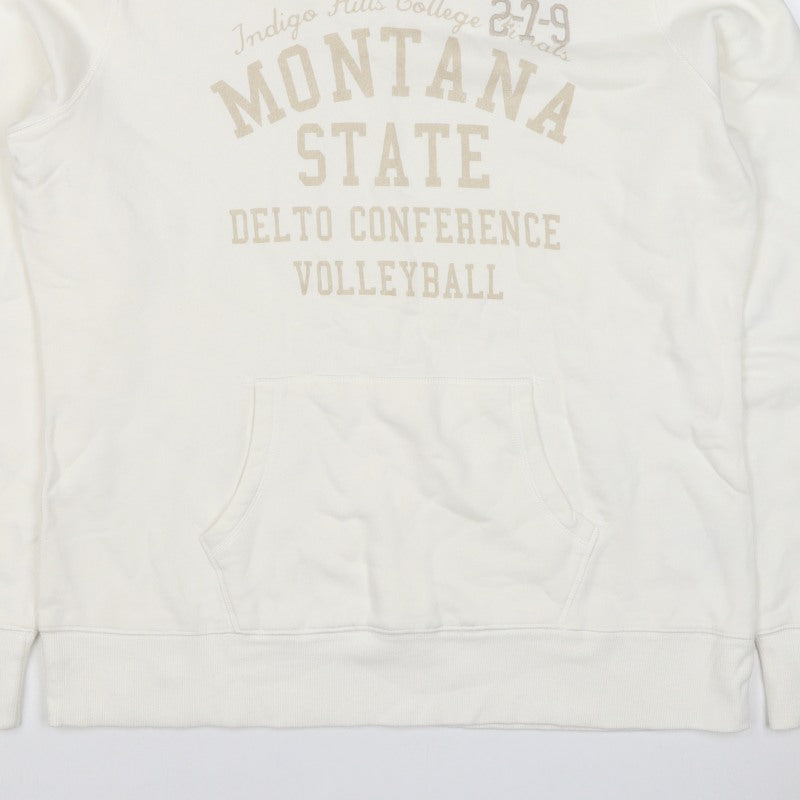 H&M LOGG Men’s Ivory XL Montana State Volleyball Graphic Pullover Hoodie