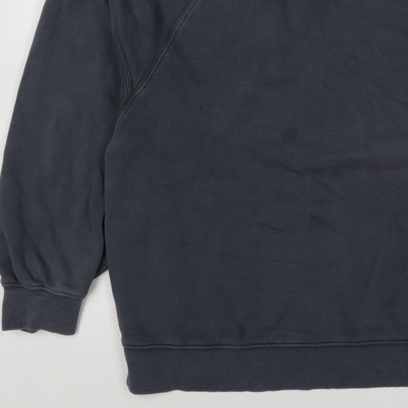 Pull&Bear Women’s Grey M Crew Neck Raglan Pullover Sweatshirt