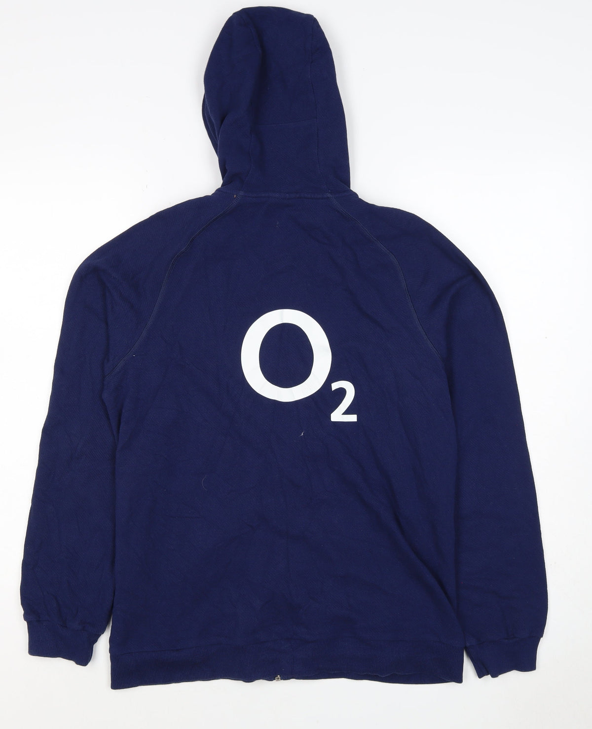 Umbro Teens Blue XL England Rugby O2 Full Zip Hooded Hoodie