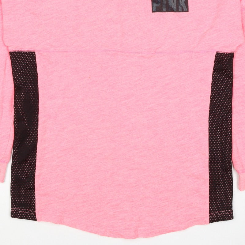 Victoria's Secret PINK Women's Pink S Petite Pullover Logo Sweatshirt