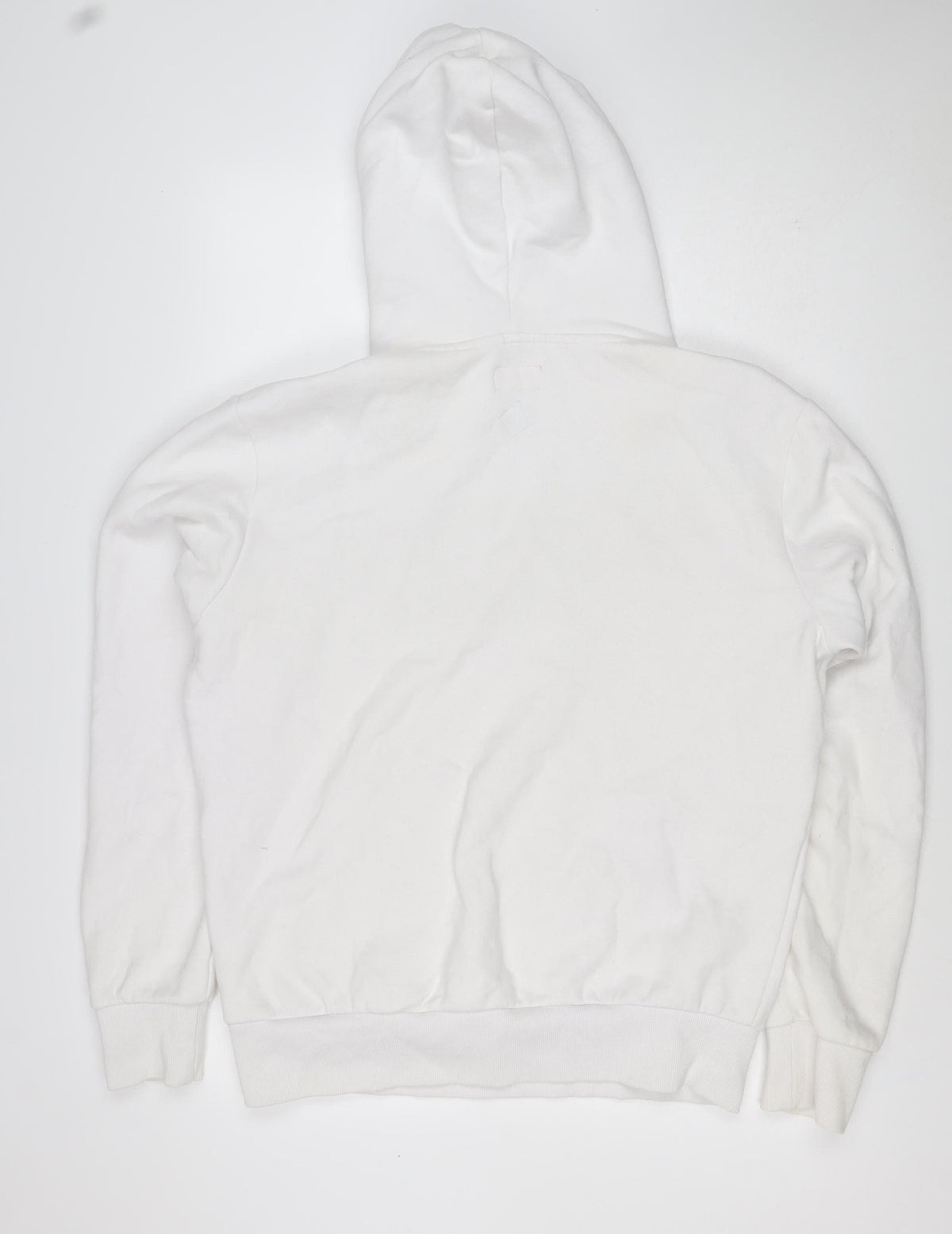 Superdry Men’s White XL Pullover Hoodie Red Athletics Logo Graphic