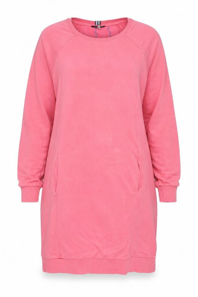 Joules Women’s Pink Size 8 Knee Length Jersey Jumper Dress Pockets