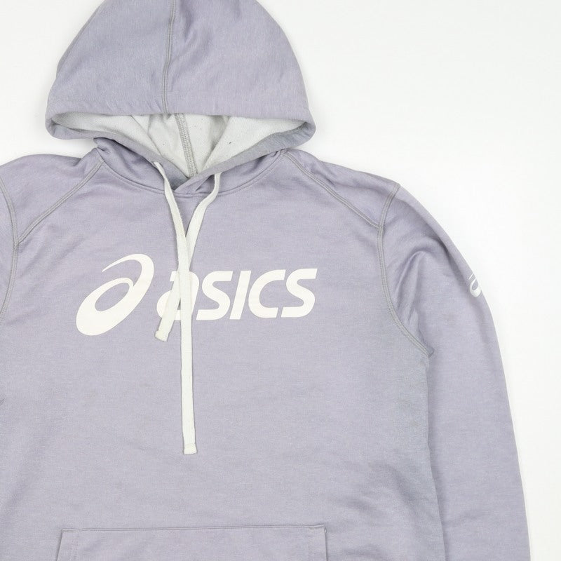 ASICS Women’s Purple XL Pullover Logo Hooded Fleece Hoodie