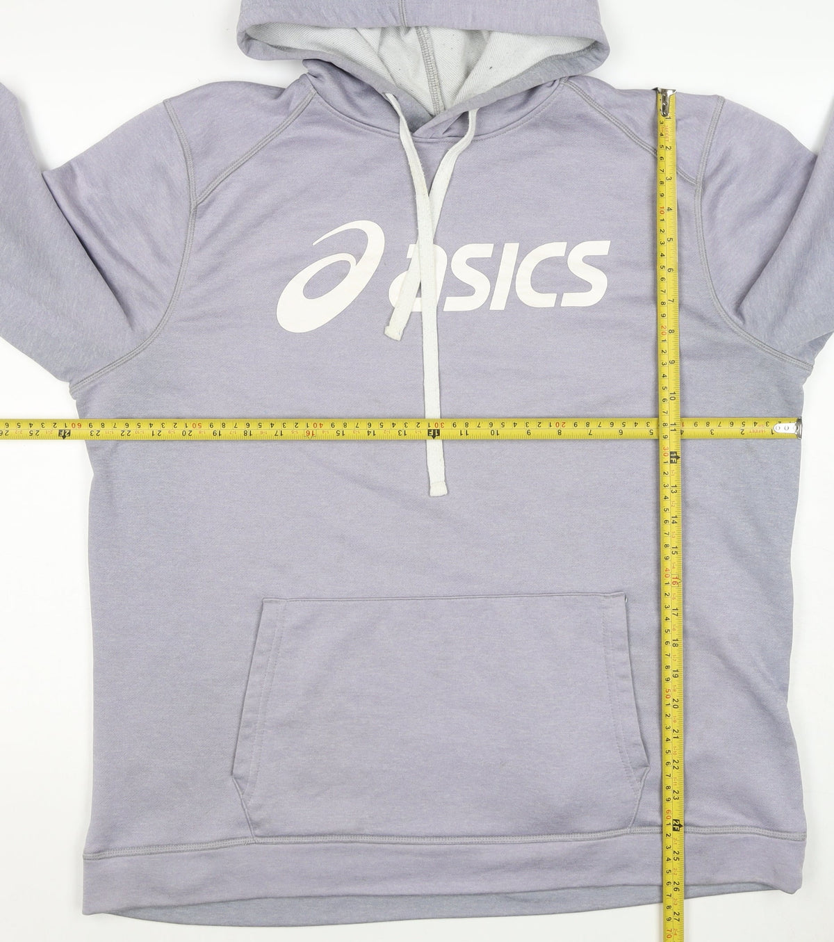 ASICS Women’s Purple XL Pullover Logo Hooded Fleece Hoodie