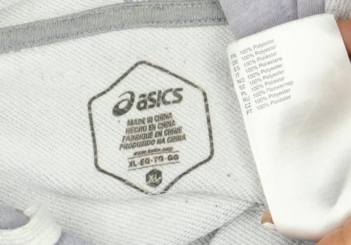 ASICS Women’s Purple XL Pullover Logo Hooded Fleece Hoodie