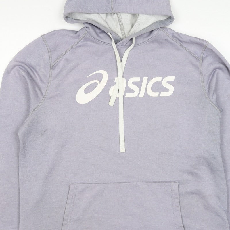 ASICS Women’s Purple XL Pullover Logo Hooded Fleece Hoodie