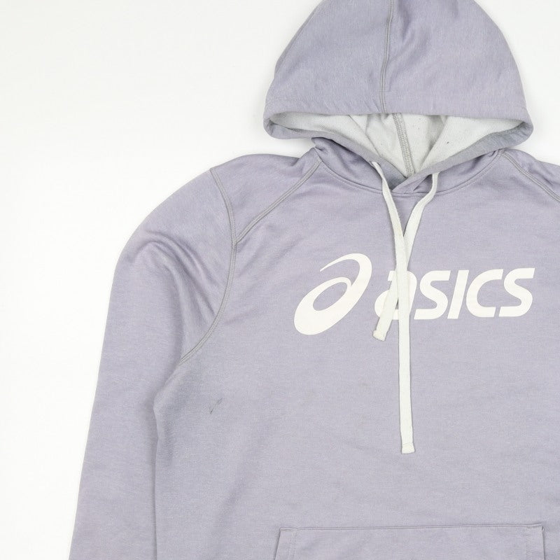 ASICS Women’s Purple XL Pullover Logo Hooded Fleece Hoodie