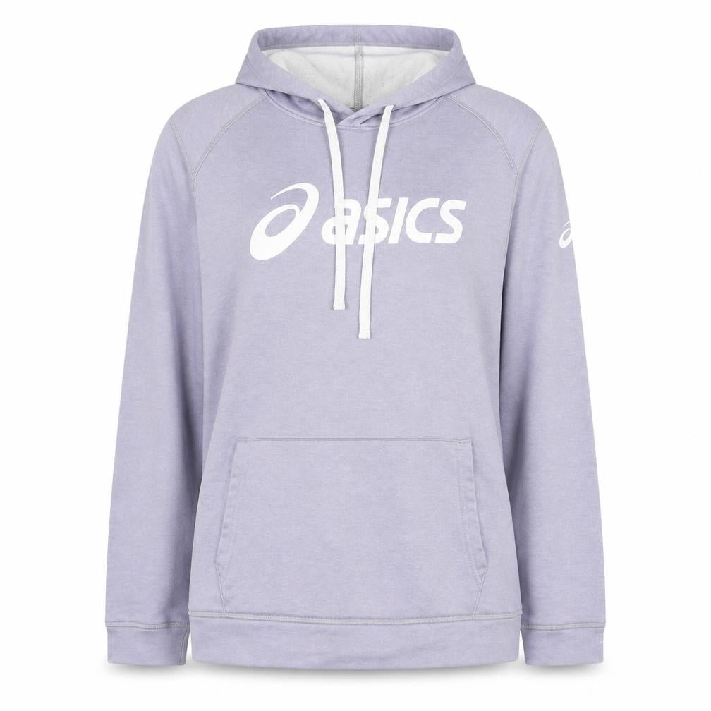 ASICS Women’s Purple XL Pullover Logo Hooded Fleece Hoodie