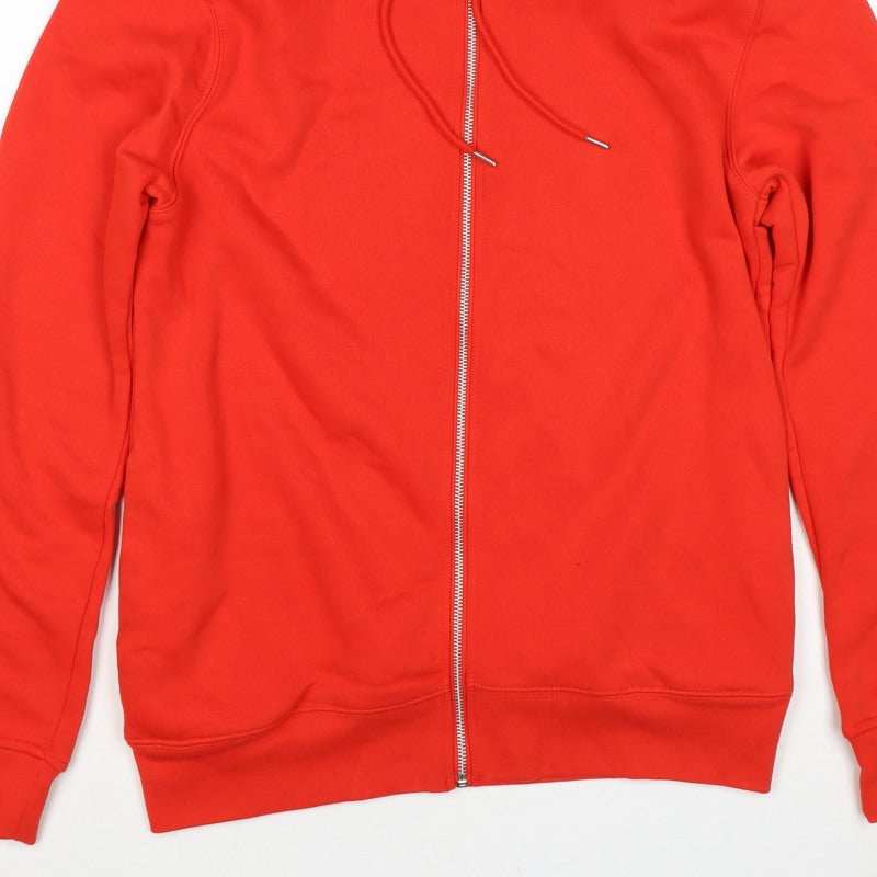 Primark Premium Men’s Red M Full Zip Hoodie Drawstring Pockets