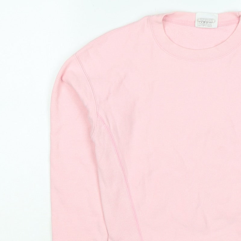 Champion Women Pink XS Reverse Weave Logo Crewneck Sweatshirt