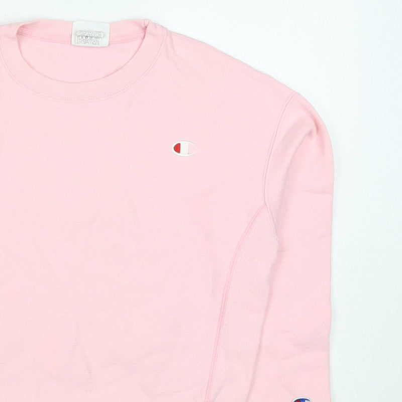 Champion Women Pink XS Reverse Weave Logo Crewneck Sweatshirt