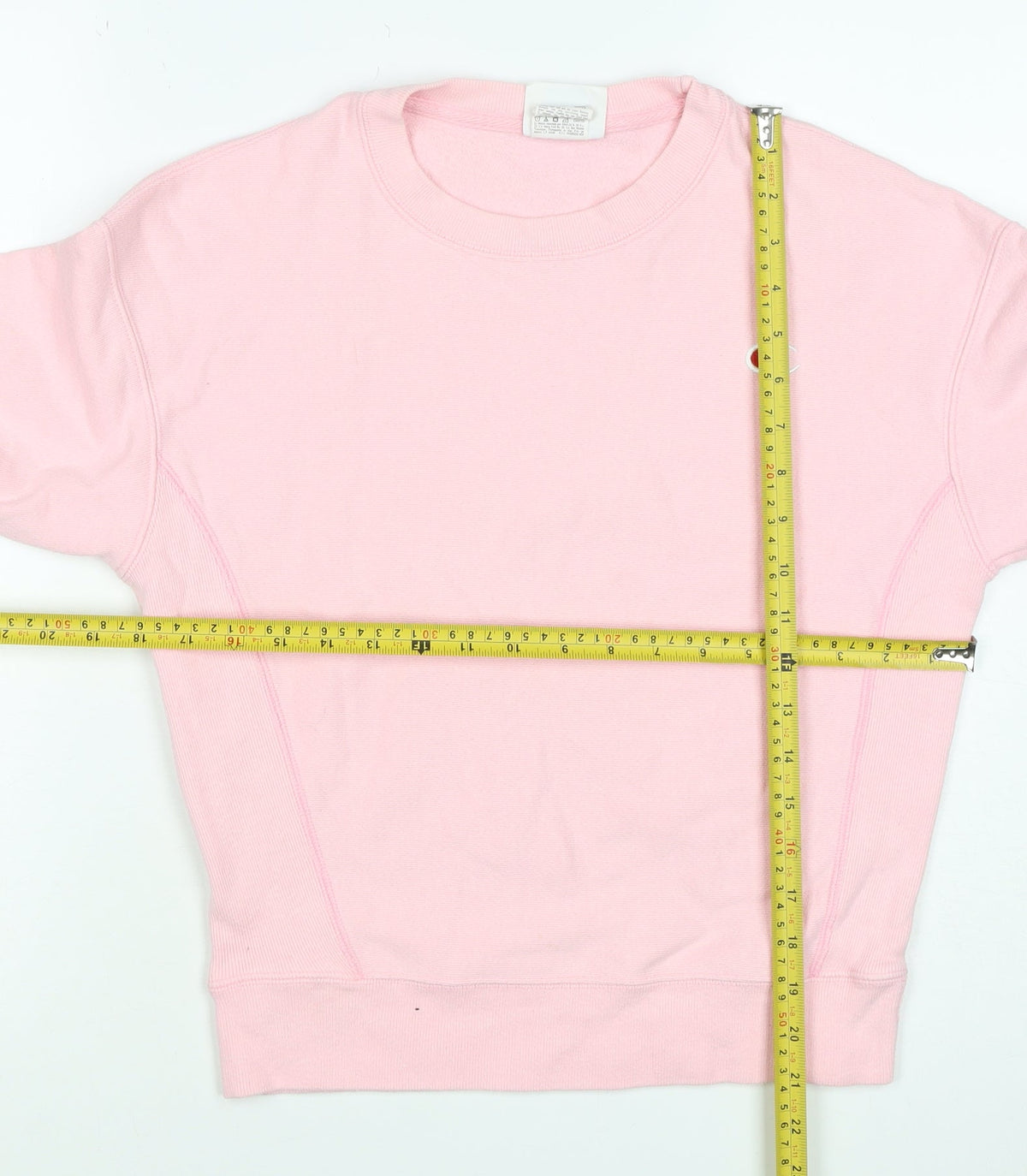 Champion Women Pink XS Reverse Weave Logo Crewneck Sweatshirt