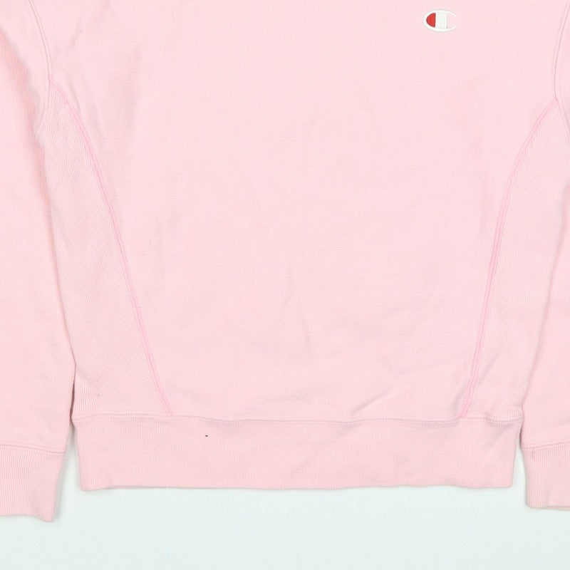 Champion Women Pink XS Reverse Weave Logo Crewneck Sweatshirt