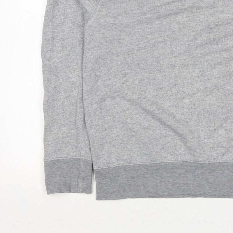 H&M Edition Men’s Grey M Crew Neck Cotton Silk Pullover Sweatshirt