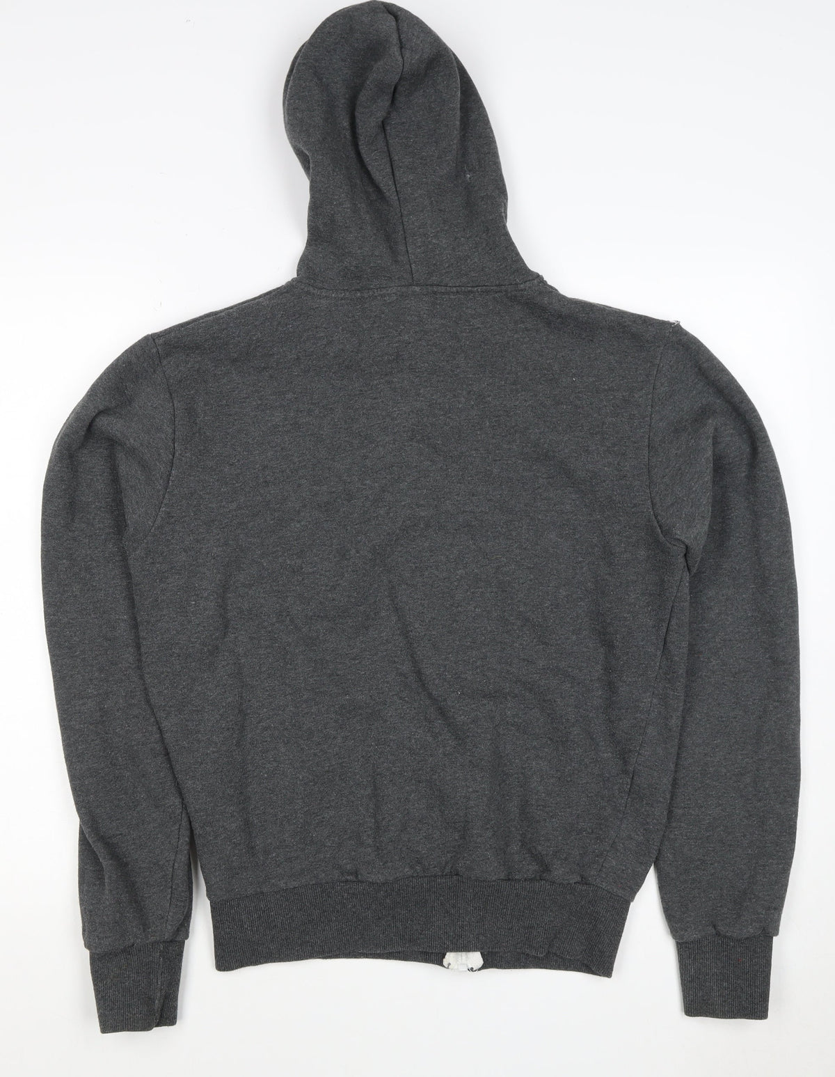 Ellesse Men’s Grey Small Full Zip Logo Hoodie Sports Fleece