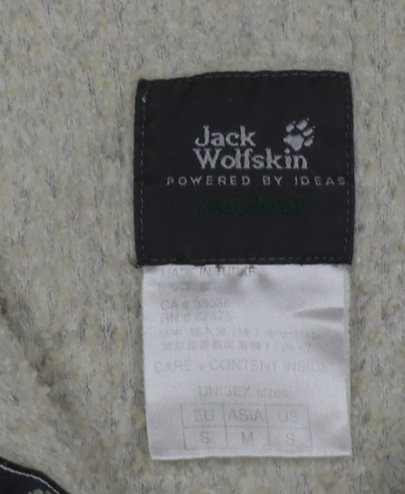 Jack Wolfskin Unisex Ivory S 1/4 Zip Fleece Sweatshirt Hiking