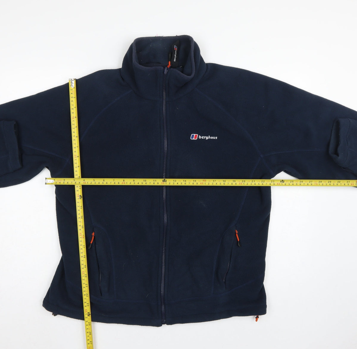 Berghaus Men’s Blue L Fleece Full Zip Outdoor Hiking Jacket