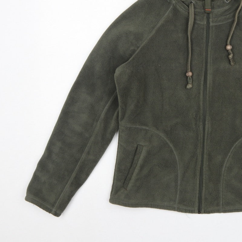 Marks and Spencer Women’s Green UK 14 Hooded Fleece Zip Jacket