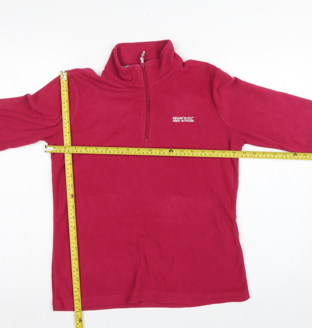 Regatta Women's Pink UK 4 Pullover 1/4 Zip Fleece Sweatshirt