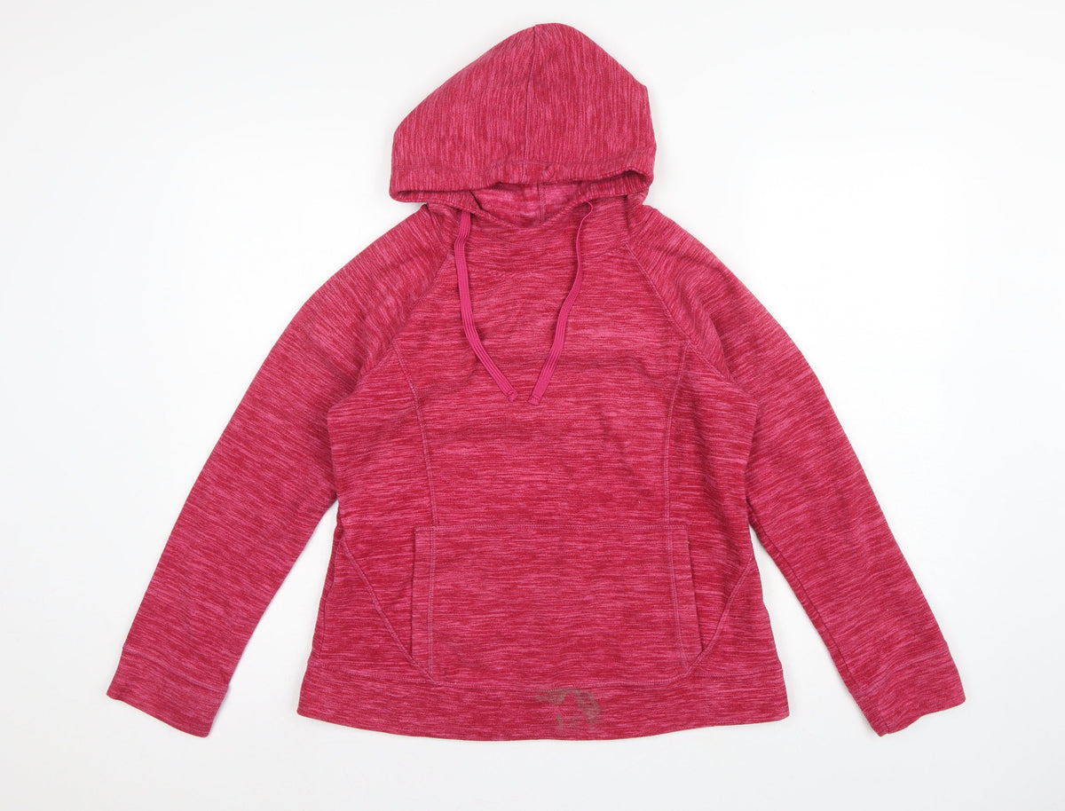 Athletic Works Teens Pink Size 12 Pullover Hoodie Drawstring Pockets