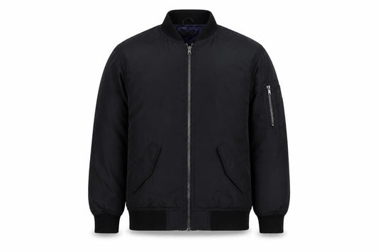 Bluezoo Boys Black Age 13 Bomber Jacket Padded Full Zip