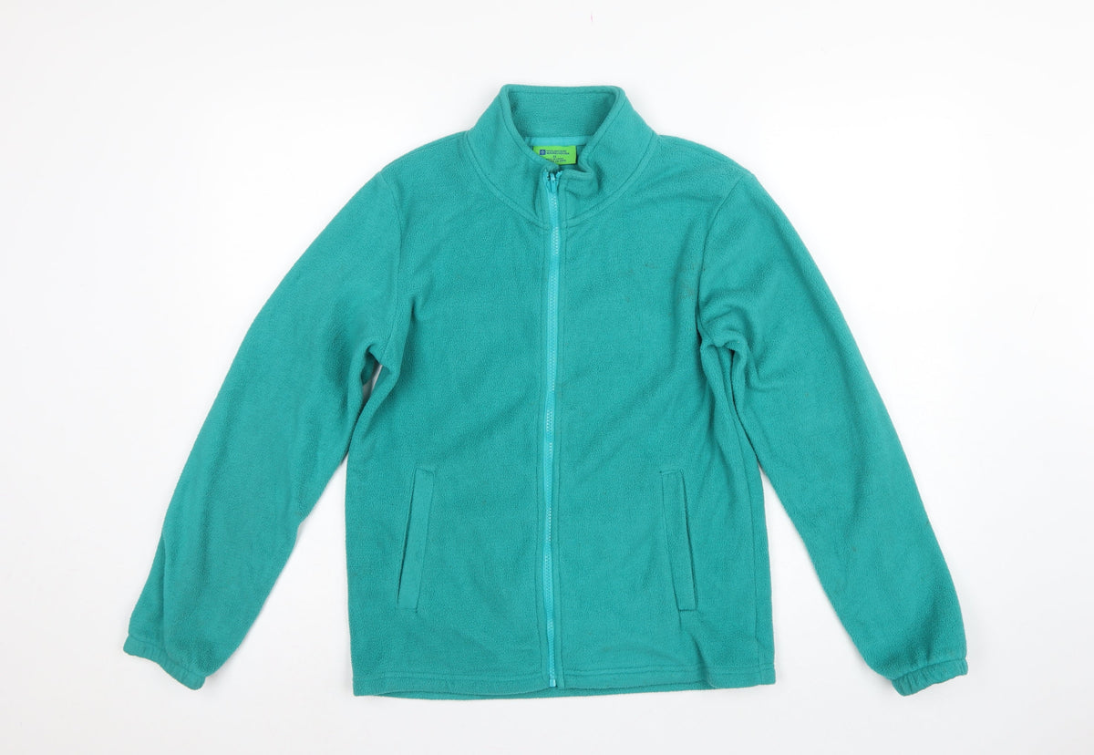 Mountain Warehouse Boys Green 13 Years 3-in-1 Fleece Jacket Full Zip