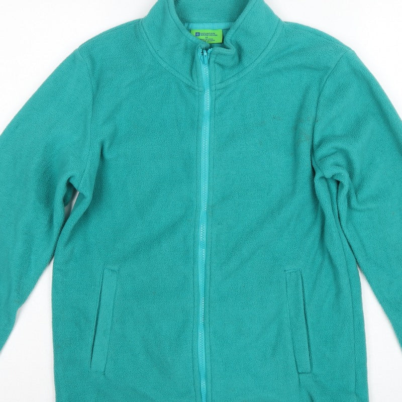 Mountain Warehouse Boys Green 13 Years 3-in-1 Fleece Jacket Full Zip