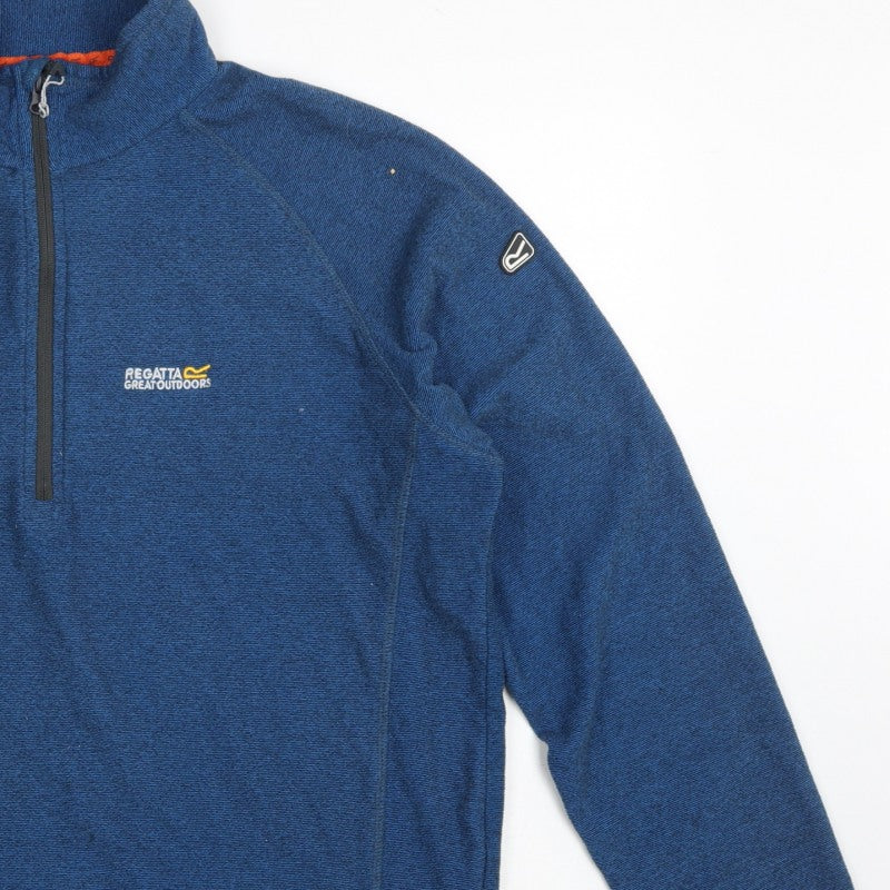 Additional view of Regatta Men’s Blue XL Half Zip High Neck Outdoor Fleece Sweatshirt