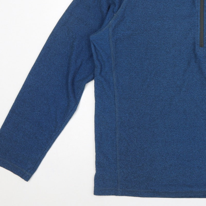 Additional view of Regatta Men’s Blue XL Half Zip High Neck Outdoor Fleece Sweatshirt
