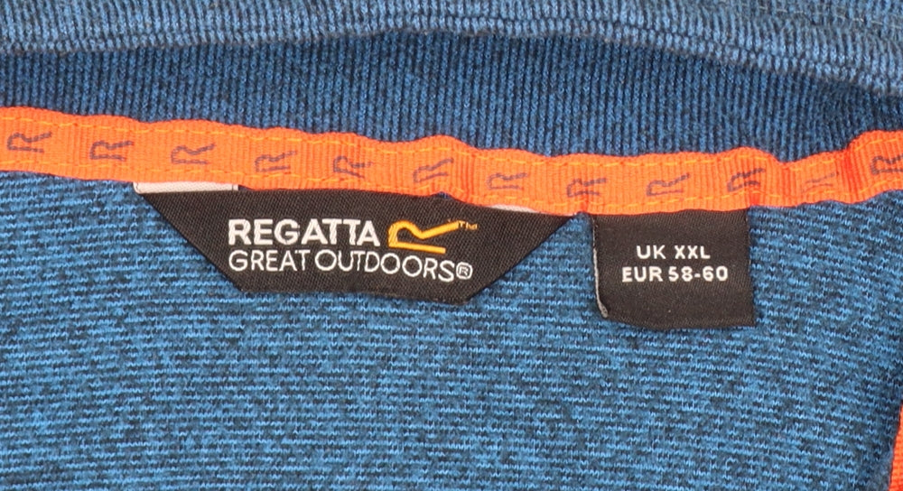 Additional view of Regatta Men’s Blue XL Half Zip High Neck Outdoor Fleece Sweatshirt