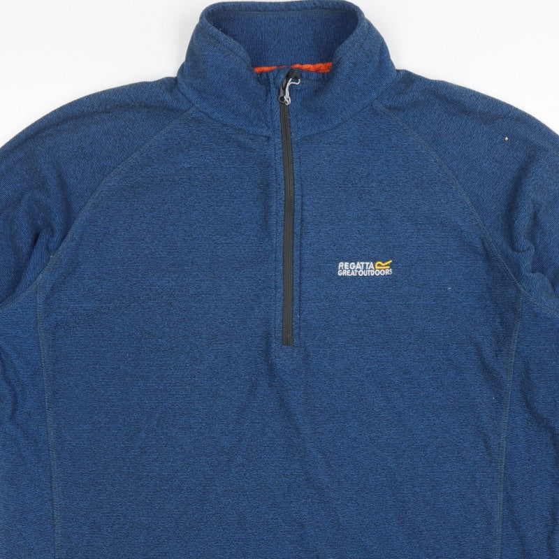 Additional view of Regatta Men’s Blue XL Half Zip High Neck Outdoor Fleece Sweatshirt