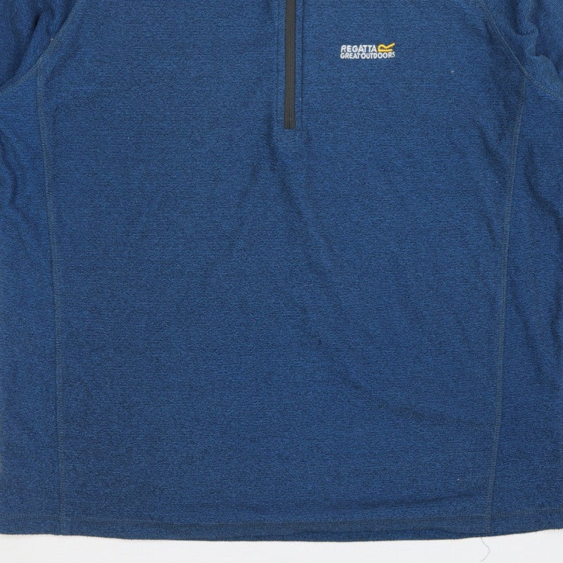Additional view of Regatta Men’s Blue XL Half Zip High Neck Outdoor Fleece Sweatshirt