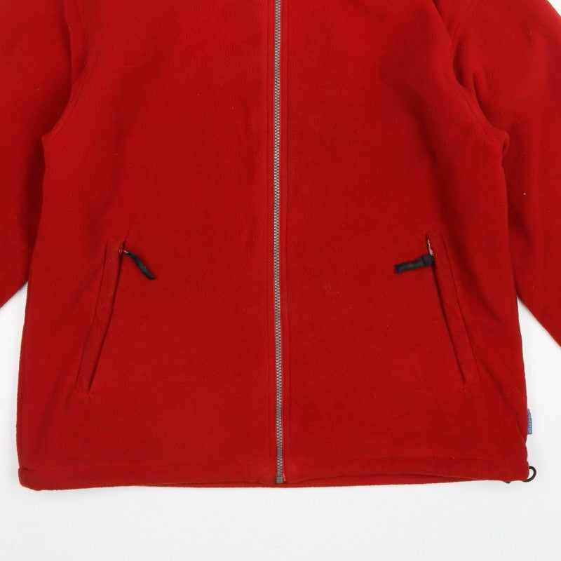 Wynster Men’s Red L Basic Fleece Jacket Full Zip Outdoor