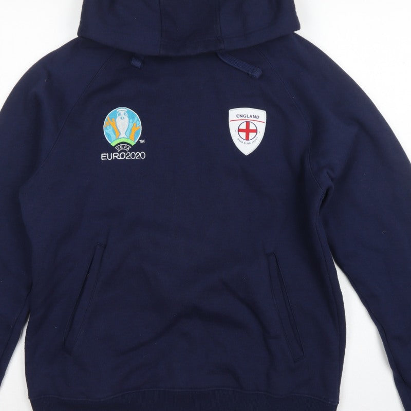 Additional view of UEFA Euro 2020 England Men's Blue M Pullover Hoodie Football