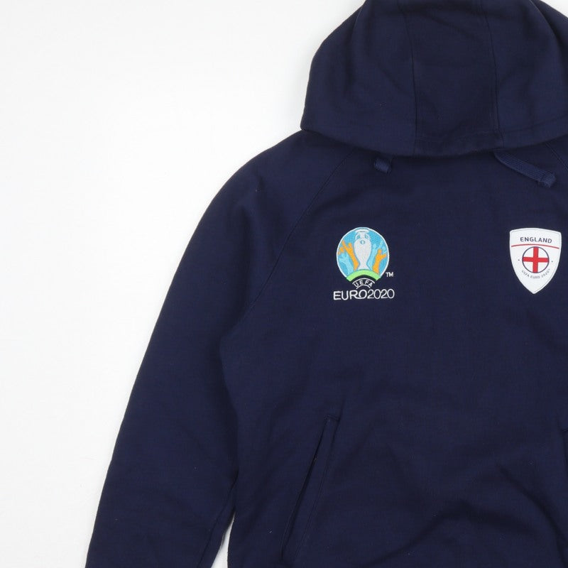 Additional view of UEFA Euro 2020 England Men's Blue M Pullover Hoodie Football