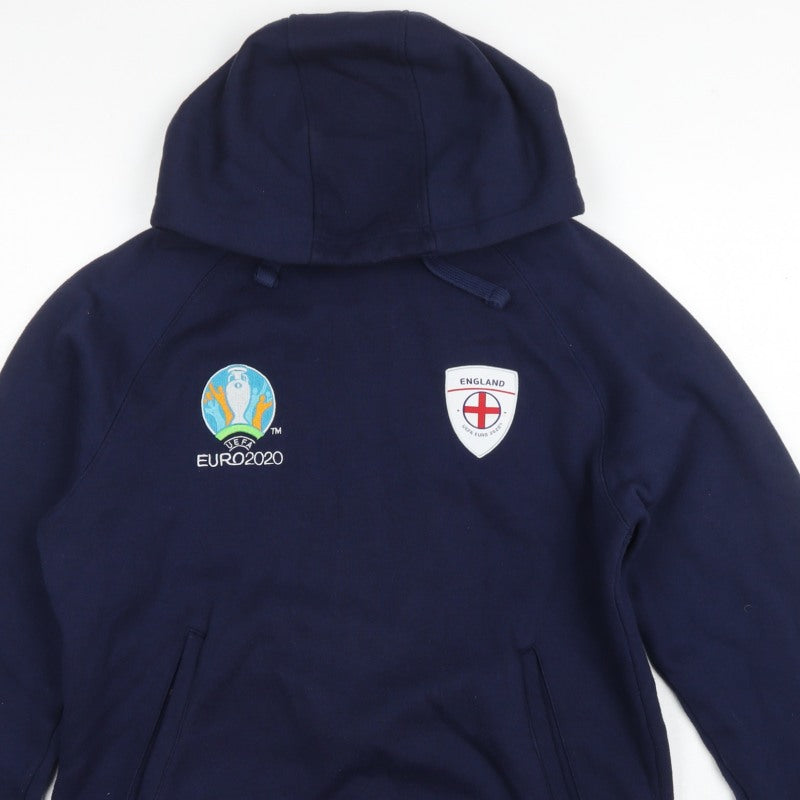 Additional view of UEFA Euro 2020 England Men's Blue M Pullover Hoodie Football