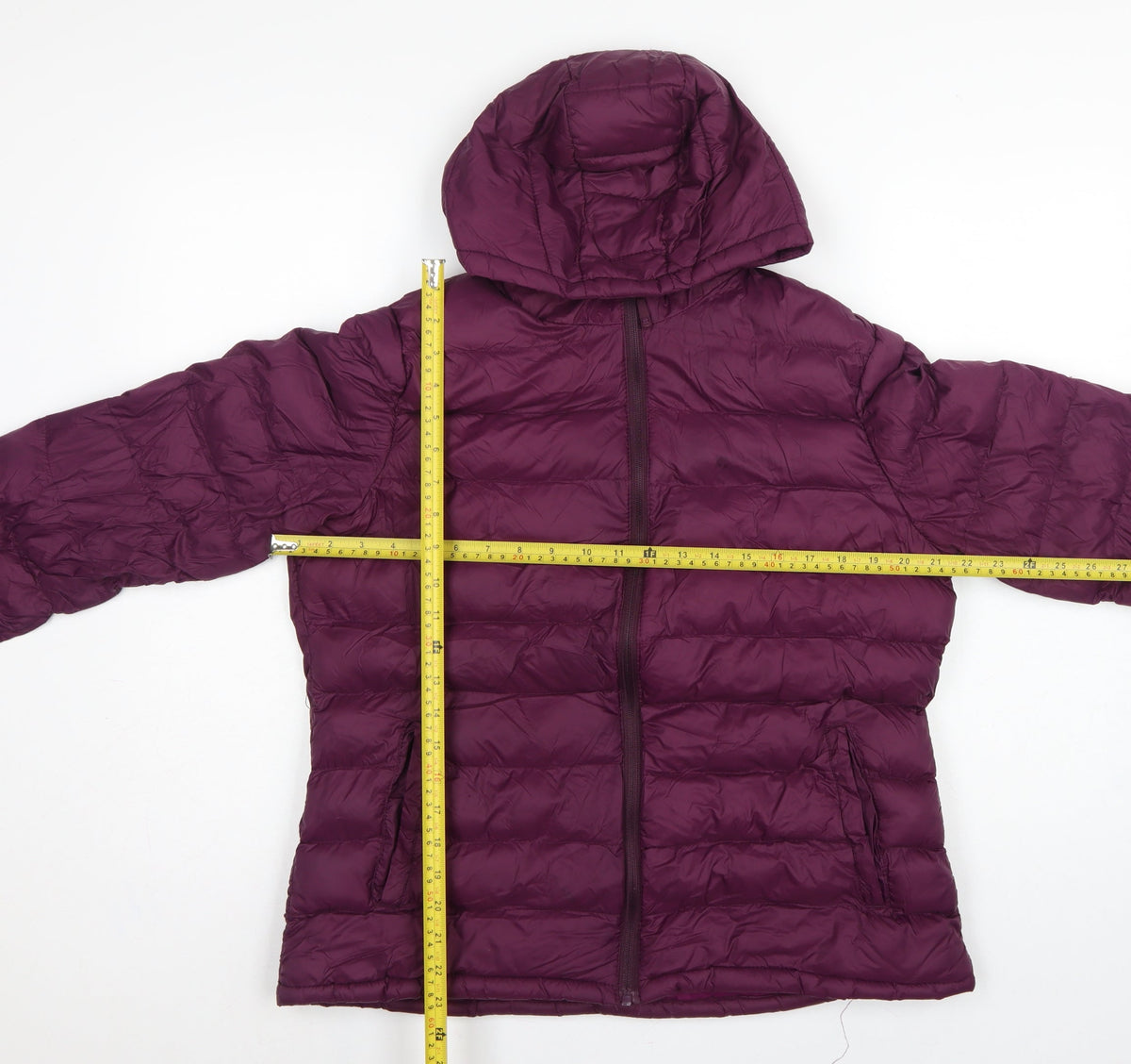 Mountain Warehouse Women's Purple UK 16 Hooded Puffer Jacket