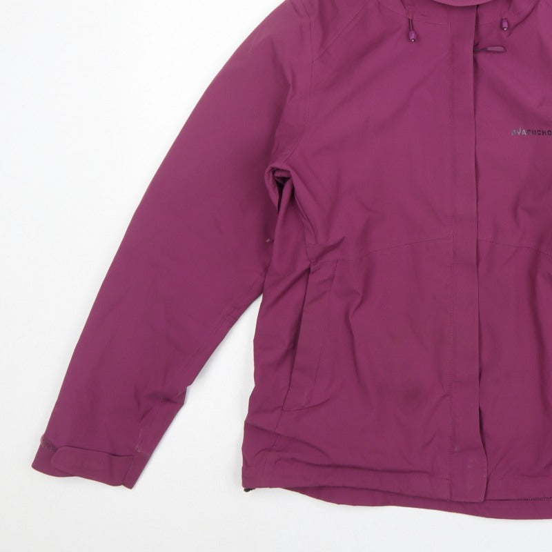 Ayacucho Women’s Purple M Yosemite Waterproof Hooded Rain Jacket
