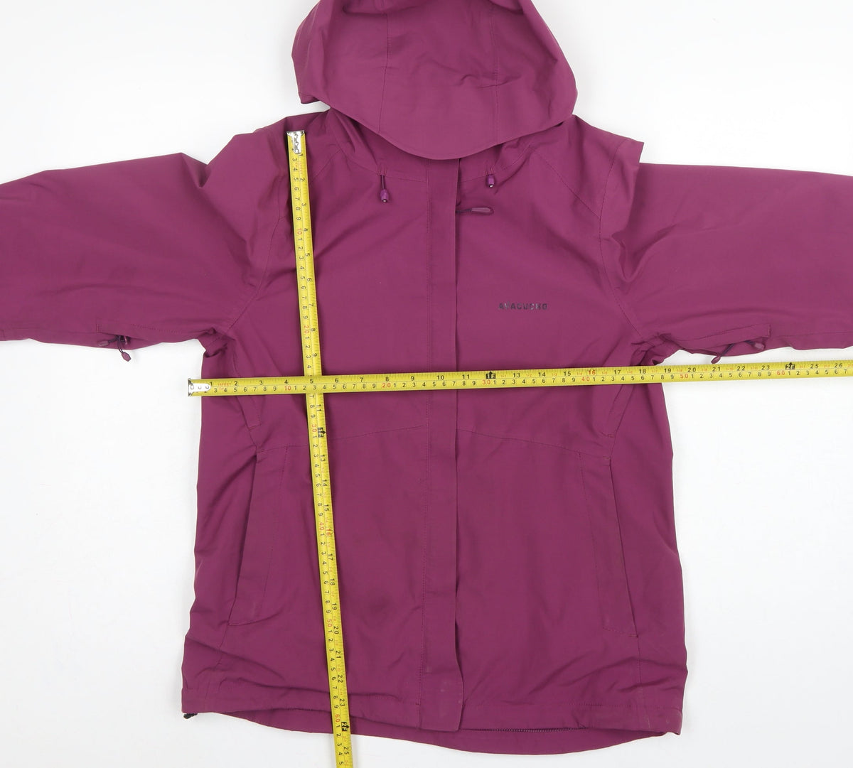 Ayacucho Women’s Purple M Yosemite Waterproof Hooded Rain Jacket