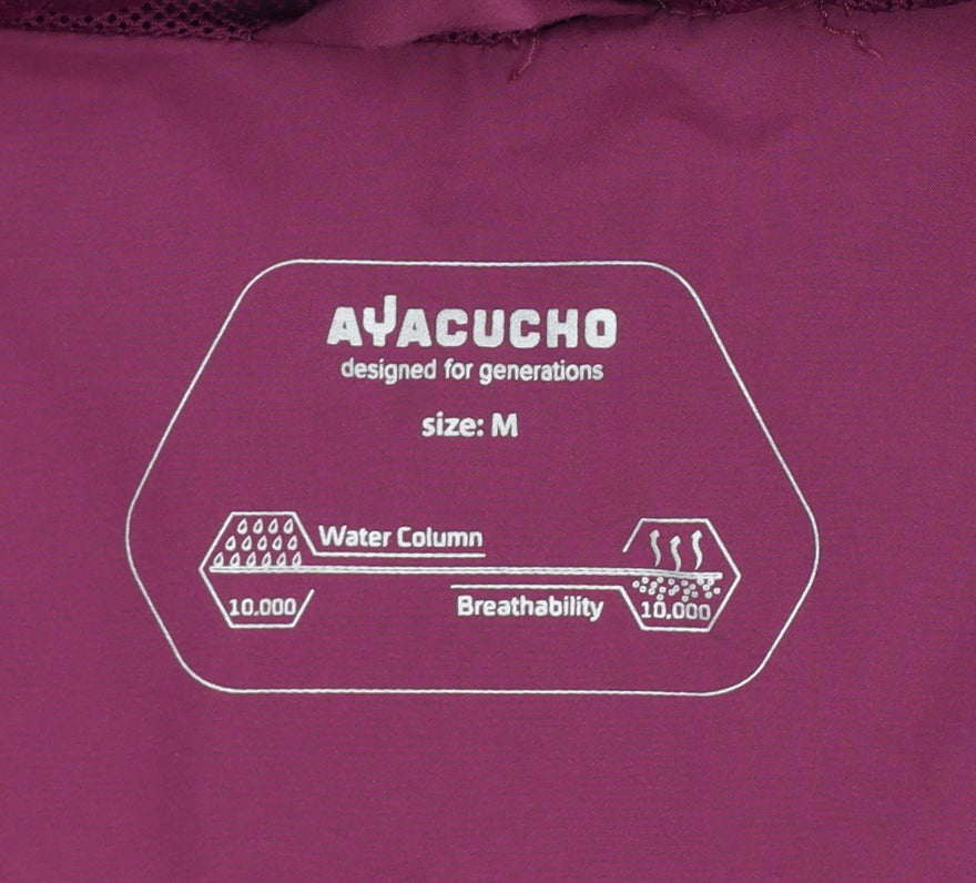 Ayacucho Women’s Purple M Yosemite Waterproof Hooded Rain Jacket
